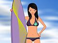 Surfer Girl Dress Up per giocare online