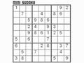 Mini Sudoku per giocare online